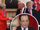 "أرفع راسك فوق.. أنت أوروبى".. "القارة العجوز" تواجه تحالف "ترامب ـ ماى" من لشبونة.. صحيفة إسبانية تحذر من مستقبل الدول الأوروبية فى وجود الرئيس الأمريكى الجديد.. وهولاند : نعم.. أوروبيين ونفتخر