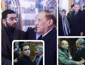 بالصور.. مصر فى عزاء سيد حجاب.. مثقفون وسياسيون وفنانون ورجال دولة فى عزاء الشاعر الكبير.. سامى عنان ومحمد هنيدى أول الحاضرين.. وعصام شرف: مصرى أصيل ورحيله خسارة