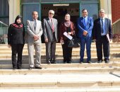 قطاع الدراسات الصيدليه بالتعليم العالى يزور جامعة سوهاج