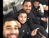 السولية ينشر صورة مع لاعبى الأهلى قبل رحلة الإمارات 