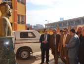 بالصور ..محافظ كفرالشيخ يتفقد مدرسة وفندق المتفوقين للعلوم والتكنولوجيا