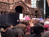 بالفيديو.. رفع الأذان من كنيسة "ترينتى" فى بوسطن احتجاجًا على قرارات ترامب