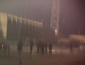 الأمن يحاصر استاد غزل المحلة بعد اشتباكات اللاعبين والجماهير