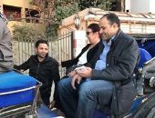 قارئ يشارك "صحافة المواطن" بصور الفنانة رجاء الجداوى خلال زيارتها للأقصر