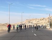 بالصور.. انطلاق فعاليات ماراثون الدراجات الهوائية بمشاركة 60 متسابقا بالأقصر