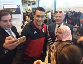 ننشر صور بعثة المنتخب الوطنى لكرة القدم بمطار القاهرة