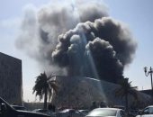 بالصور.. السيطرة على حريق فى مركز الشيخ جابر الثقافى بالكويت 