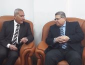 بالصور.. وزير التعليم العالى يزور جامعة السويس لرئاسة "المجلس الأعلى للجامعات"