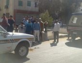 بالصور.. إصابة 3 أشخاص فى تصادم سيارة ودراجة نارية بالوادى الجديد