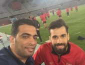 شادى محمد يحضر مران الأهلى استعدادًا للسوبر: "من جاور السعيد يسعد"