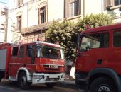 ندب الأدلة الجنائية لمعاينة حريق مخبز فى منطقة باكوس بالإسكندرية