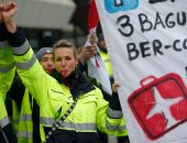 بالصور.. إلغاء 134 رحلة جوية بمطارين فى برلين بسبب إضراب الموظفين