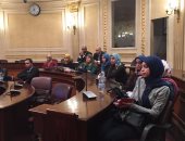 وفد من متفوقى جامعة جنوب الوادى يزور مجلس النواب