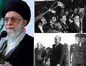 مشهدان يكتبان الذكرى الـ38 للثورة الإسلامية فى إيران.. طهران تستبدل التاج بالعمامة عام 1979.. والخمينى يرفع شعار "الموت للشيطان الأكبر".. وترامب يصعد المواجهة بعد 4 عقود بإطلاق صاروخ باليستى إيرانى