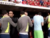 بالصور.. لاعبو الزمالك والجهاز الفنى يقدّمون واجب العزاء لعبد الحفيظ