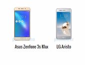 بالمواصفات.. أبرز الفروق بين هاتفى Zenfone 3s Max وLG Aristo