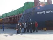 بالصور.. وصول السفينة التجارية "هوهى بنك" لميناء البرلس بكفر الشيخ