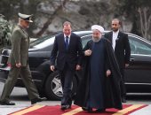 بالصور.. الرئيس الإيرانى يستقبل رئيس وزراء السويد فى طهران