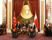 بالصور.. البحرين وتركيا توقعان عددا من اتفاقيات التعاون