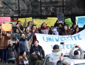 بالصور.. لليوم الثانى.. مظاهرات فى أنقرة لرفض إقالة أكاديميين