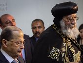 الرئيس اللبنانى للبابا تواضروس: مصر نموذج الاعتدال فى المنطقة