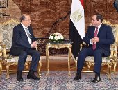 بالصور.. انطلاق مباحثات السيسى ونظيره اللبنانى بقصر الاتحادية 