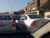 كثافات مرورية بميدان الخلفاوى بسبب تعطل أتوبيس نقل عام 