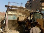 استمرار حملات إزالة لإشغالات بمدن محافظة القليوبية