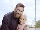 بالفيديو.. ميسي يشارك فى حملة علاج أطفال السرطان فى إسبانيا