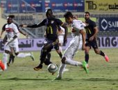 بالصور.. بعد 35 دقيقة .. الإنتاج الحربى يتقدم على الزمالك بهدفين 