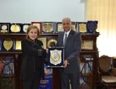 رئيس جامعة الإسكندرية يستقبل رئيس الاتحاد النوعى للأندية الروتارية