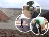 بالصور.. مافيا المحاجر يواصلون تجريف الزراعات.. يتعدون على مشروع الخطارة بالشرقية.. الأهالى يكافحون لحماية أراضيهم ومنازلهم.. يؤكدون: إفساد 60 فدانا من الأراضى الزراعية.. ومسئولو "الزراعة" يكتفون بتحرير المحاضر