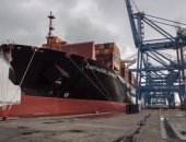ميناء دمياط يستقبل السفينة" كارتاجينا إكسبريس" فى أول رحلة لها