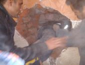 بالصور.. استخراج جثة مسنة وإصابة شخصين فى انهيار منزل سوهاج