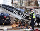 مصرع 4 أشخاص إثر تحطم طائرة قرب متجر فى البرتغال