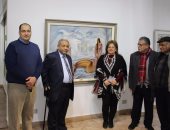بالصور.. افتتاح معرض "لمحة مصرية" لـ سيد سعد الدين