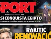 ميسي والأهرامات يتصدران غلاف صحيفة "سبورت" الأسبانية