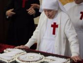 احتفال أكبر راهبة معمرة فى إيطاليا بعيد ميلادها الـ 110