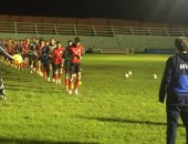 مهاجم لوهافر الفرنسى يشارك فى مران منتخب الشباب بزامبيا