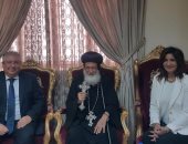 وزيرة الهجرة تلتقى أسقف أبراشية الخرطوم والبعثة الدبلوماسية بالسودان