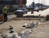 المرور: انتظام حركة السيارات بعد انتهاء أعمال إصلاح فواصل كوبرى التونسى