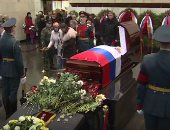 بالفيديو..بدء مراسم تشييع جثمان ممثل روسيا بالأمم المتحدة فيتالى تشوركين