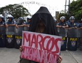 بالصور.. مظاهرات ضد رئيس الفلبين الأسبق تزامنا مع ذكرى ثورة "سلطة الشعب"
