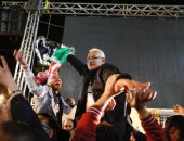 بالصور.. الفلسطينيون يحتفلون بفوز "يعقوب شاهين" بلقب Arab Idol