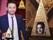 حمادة هلال يحصل على جائزة الفنان محمد فوزى