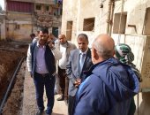 رئيس مدينة المحلة يتابع أعمال تطوير العشوائيات بمنطقة أبو شاهين
