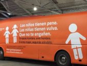 شعار على الحافلات حول الأطفال المتحولين جنسيا يثير الجدل فى إسبانيا