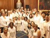 احتجاج نساء الحزب الديمقراطى بإرتداء"الأبيض" أثناء خطاب ترامب بالكونجرس