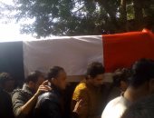 جنازة عسكرية لتشييع الشهيد "محمود أحمد إبراهيم" فى مسقط رأسه بالشرقية