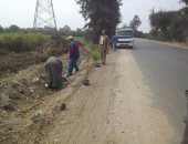 حملة نظافة وزراعة أشجار بمدينة طوخ